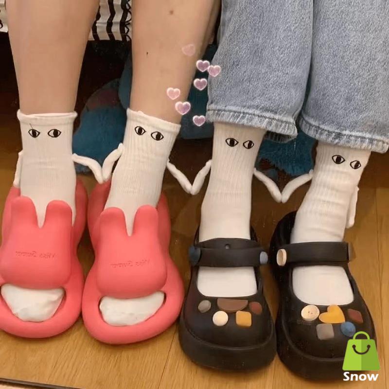 Cặp Đôi Vớ Búp Bê Cầm Tay Từ Tính Lập Thể Dễ Thương Cá Tính Bằng cotton Giữ Tay Trong Tất