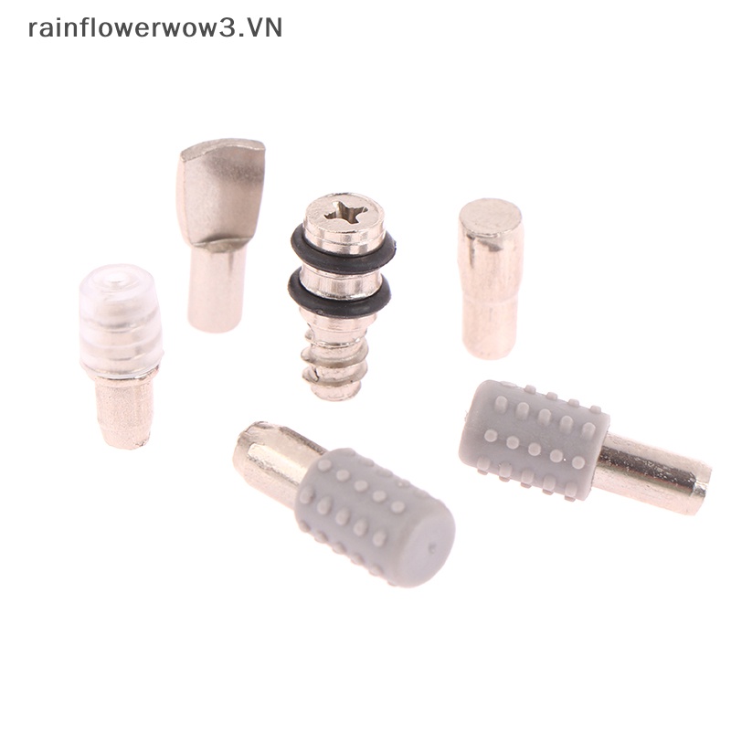 Set 10 Chốt Cố Định Tấm Kính / Kệ Tủ Bằng Kim Loại Tiện Dụng