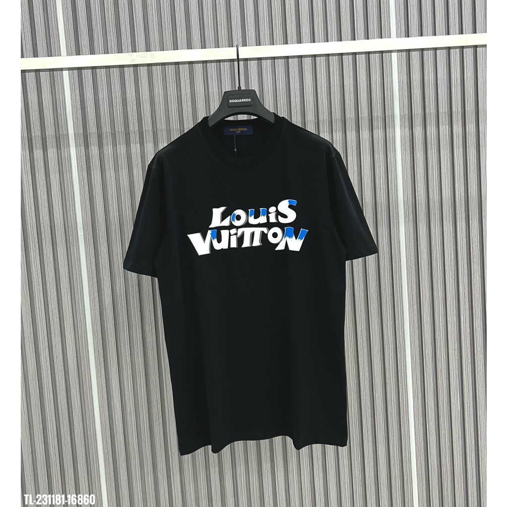 Áo Thun cotton In Chữ L + Thẻ Thời Trang Cho Cặp Đôi