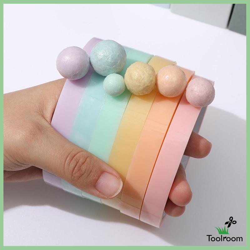 Bộ 6 Cuộn Băng Dính Nhiều Màu Để Làm Đồ Trang Trí Tiện Dụng