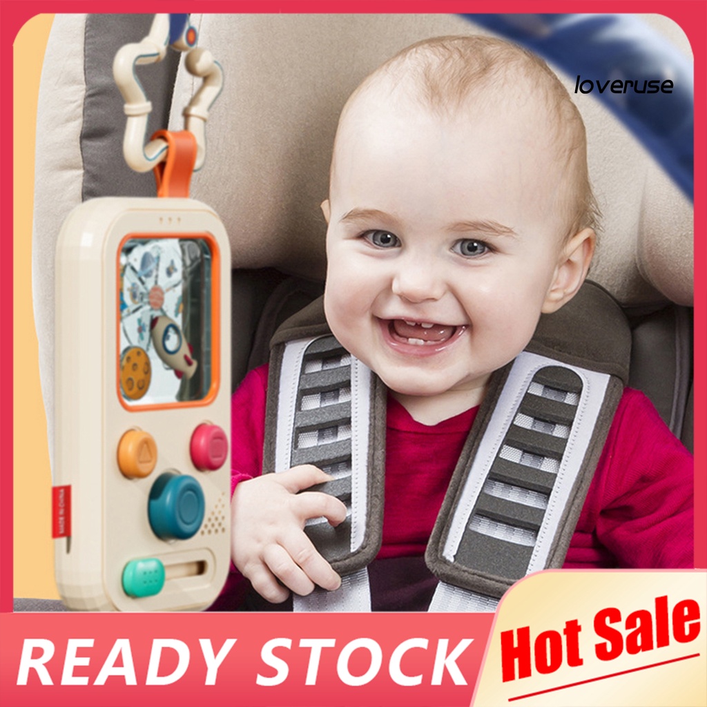 Loveruse Đồ Chơi Tàu Lửa ABS Không Gian Dạng Nhấn Cảm Ứng Thoải Mái Chống Rơi Vui Nhộn Làm Quà Sinh Nhật Cho Bé