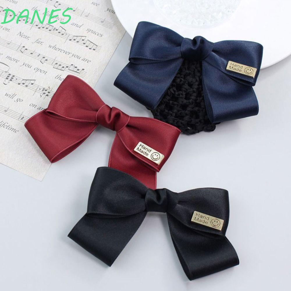 DANES Kẹp Tóc Hình Nơ Mặt Cười Chuyên Nghiệp Cho Y Tá Hàn Quốc