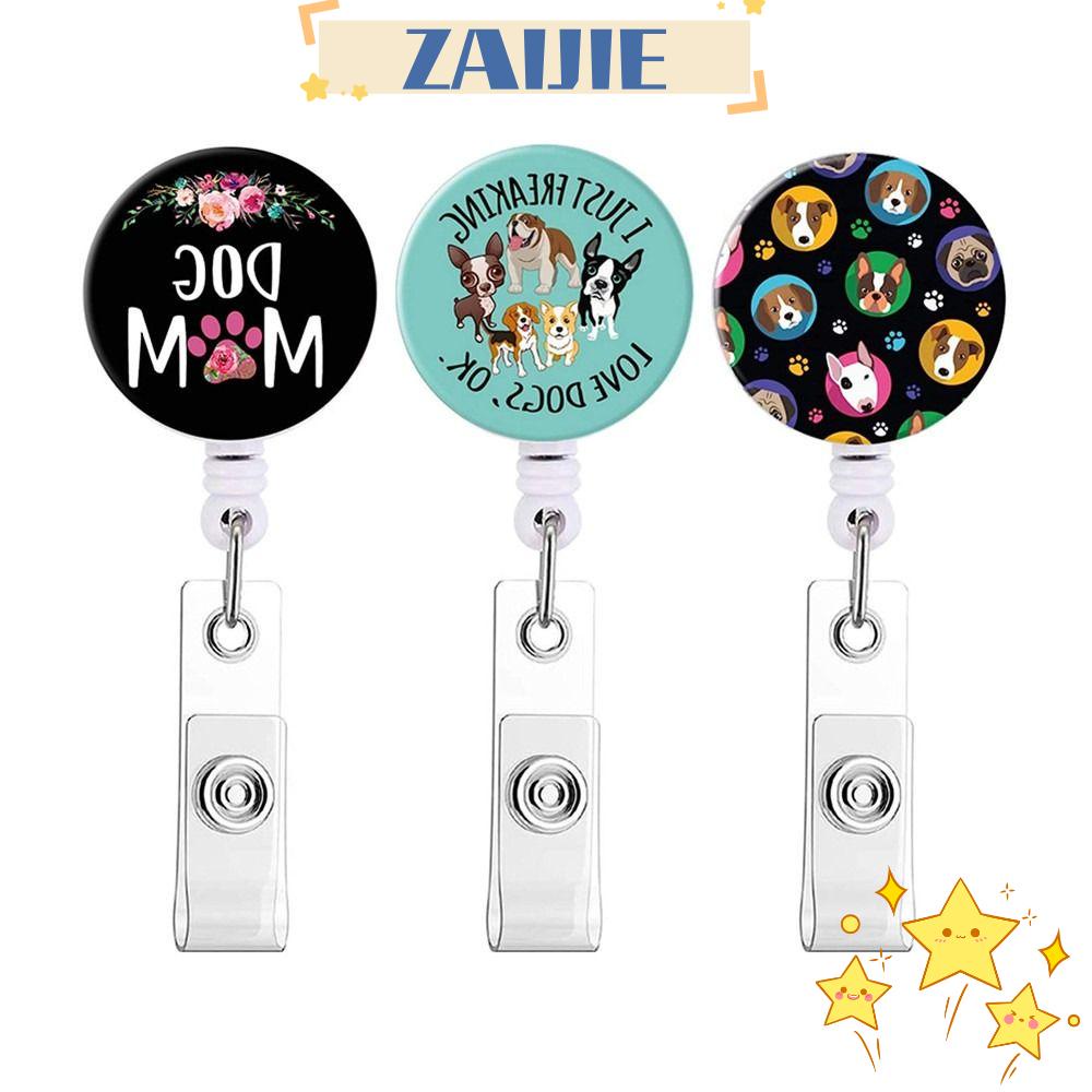ZAIJIE24 Bộ 3 Món Giá Đỡ Dây Xích + Móc Khóa Có Thể Thu Gọn Cho Cún Cưng
