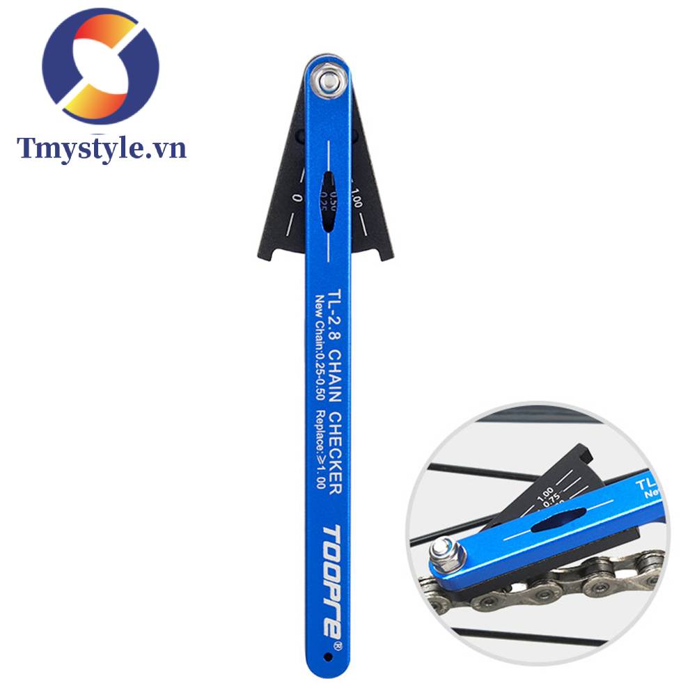 Đồng Hồ Đo Dây Xích Xe Đạp Leo Núi Bằng Nhôm Chuyên Dụng