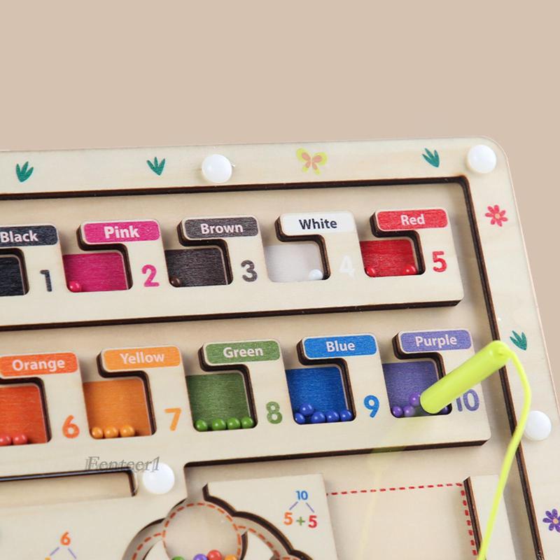 Bảng Đồ Chơi Mê Cung Bằng Gỗ Nhiều Màu Sắc Cho Trẻ Mẫu Giáo