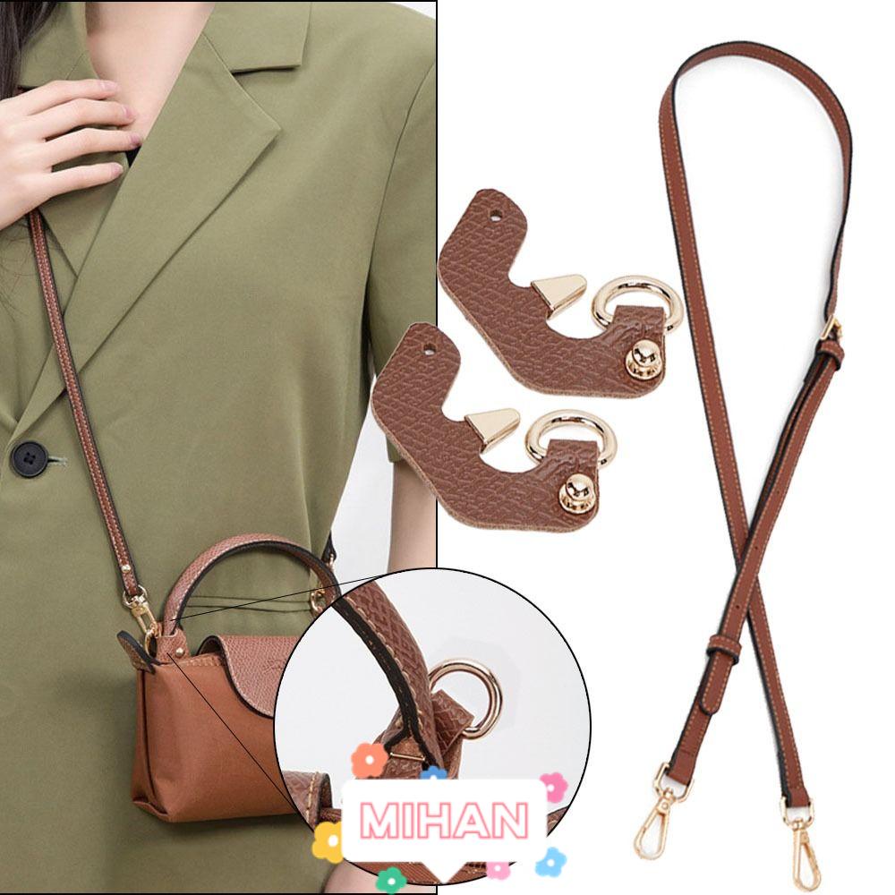 MIHAN1 Dây Đeo Thay Thế Chất Liệu Da Thật Cao Cấp Cho Túi Đeo Chéo Longchamp