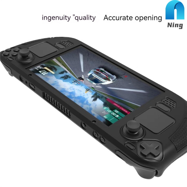 Vỏ Bọc Silicon Chống Bụi Chống Trượt Kèm Giá Đỡ Cho Tay Cầm Chơi Game Hơi Nước