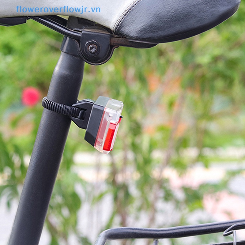Đèn LED Phản Quang Cảnh Báo An Toàn Gắn Yên Sau Xe Đạp Leo Núi Chống Thấm Nước