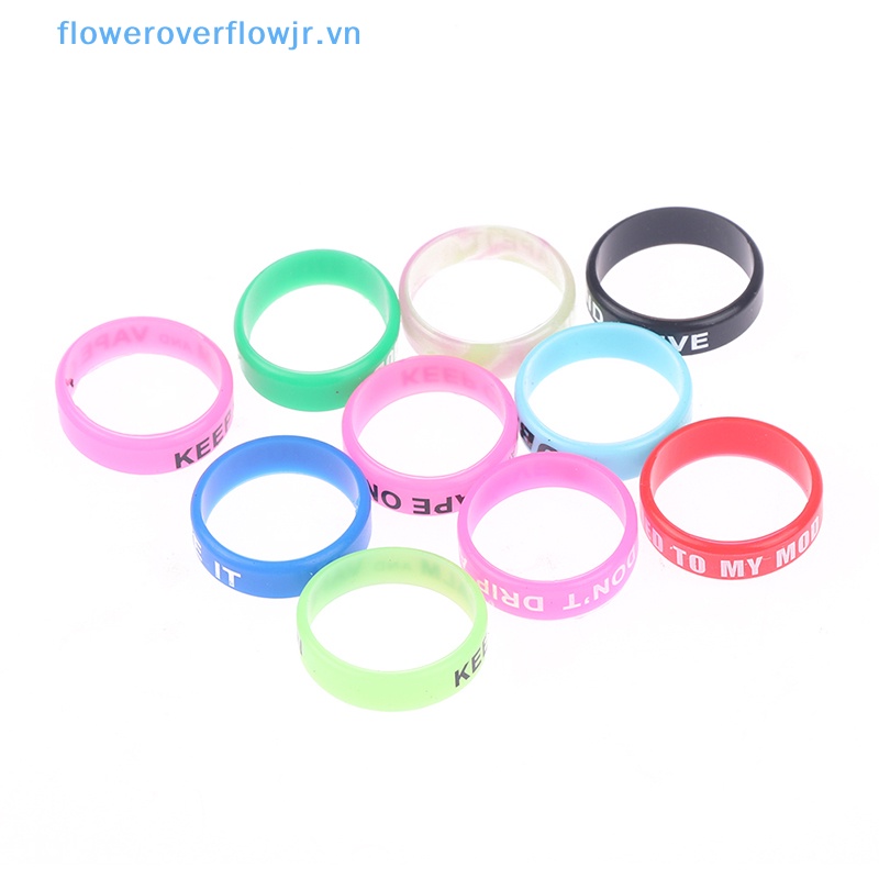 10 Vòng Silicone Hình Chữ O Cố Định Cần Câu Cá Chống Trượt