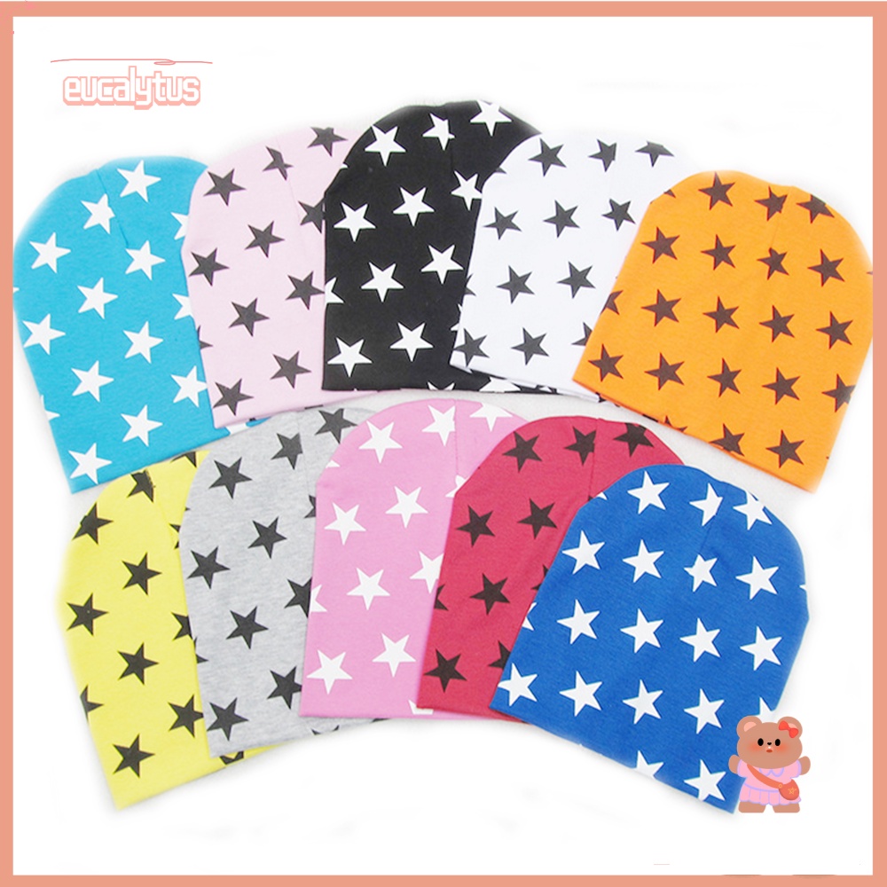 EUTUS Mũ Len Trùm Đầu Nhiều Màu Sắc Cho Bé