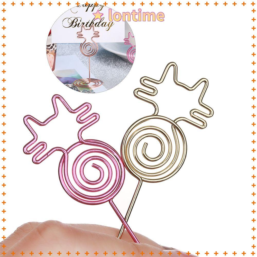 LONTIME Set 1 / 5 Kẹp Giấy Hình Mèo Dễ Thương