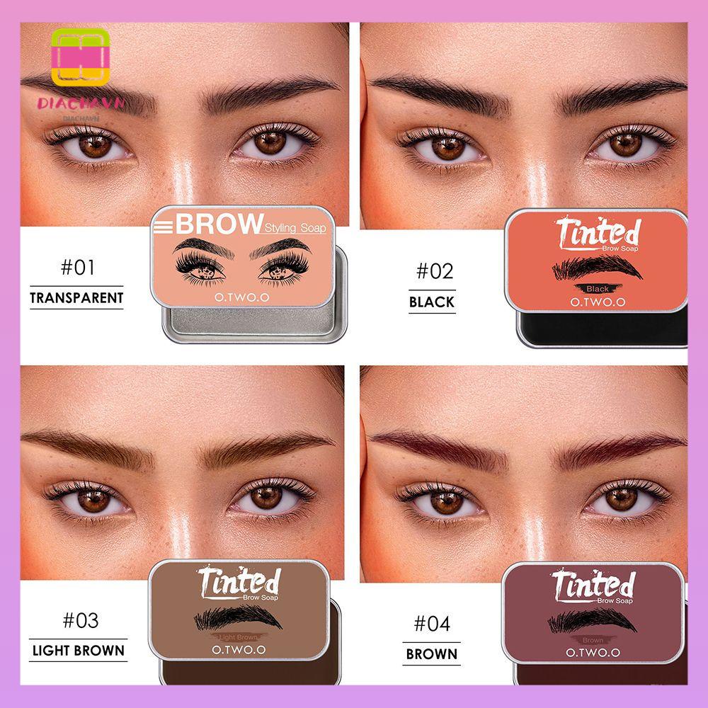 DIACHAVN Bộ Xà Phòng Lông Mày 4D Trang Điểm Lâu Trôi Dành Cho Nữ