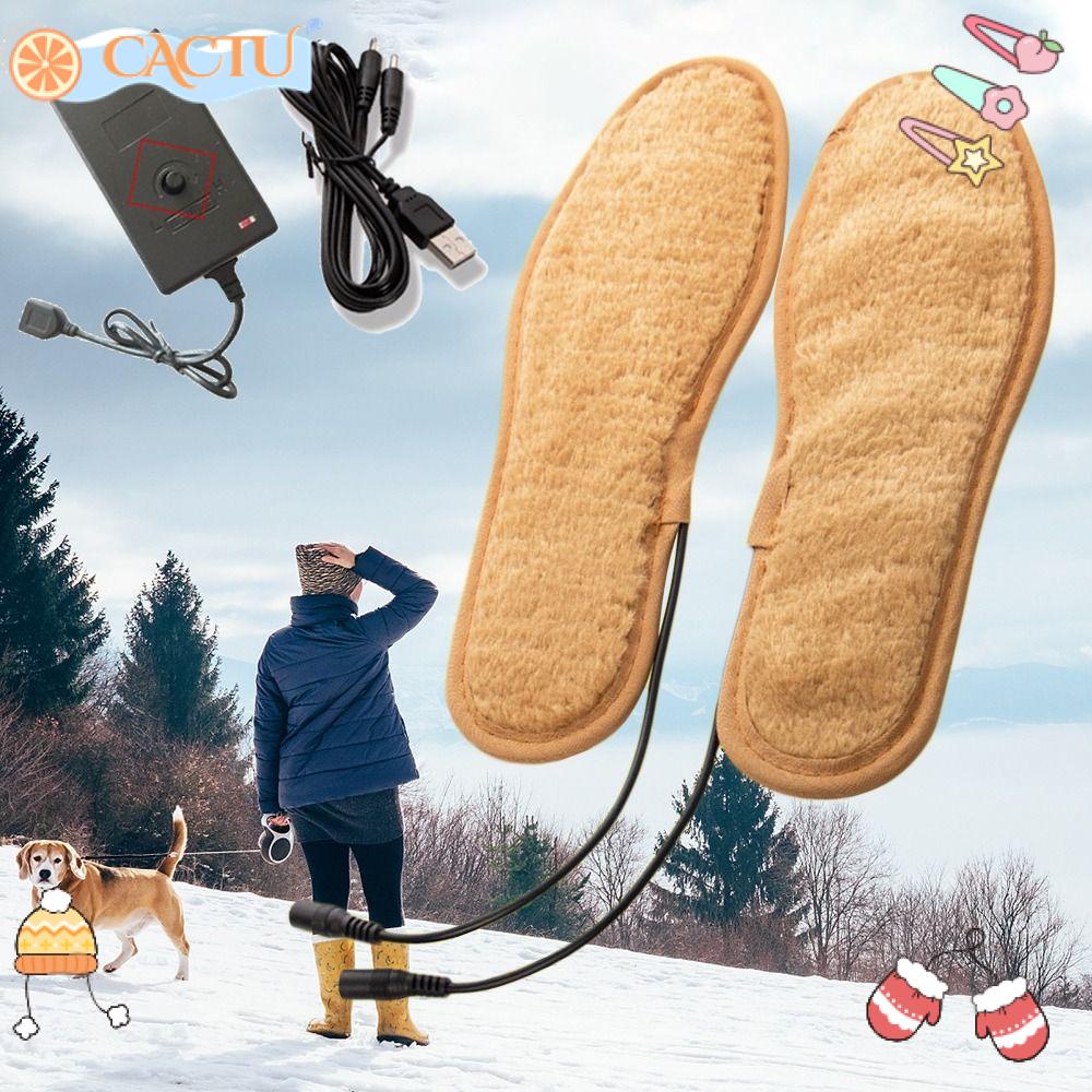 CACTU Đế Lót Giày Giữ Ấm Bằng Điện Cổng USB Tiện Lợi