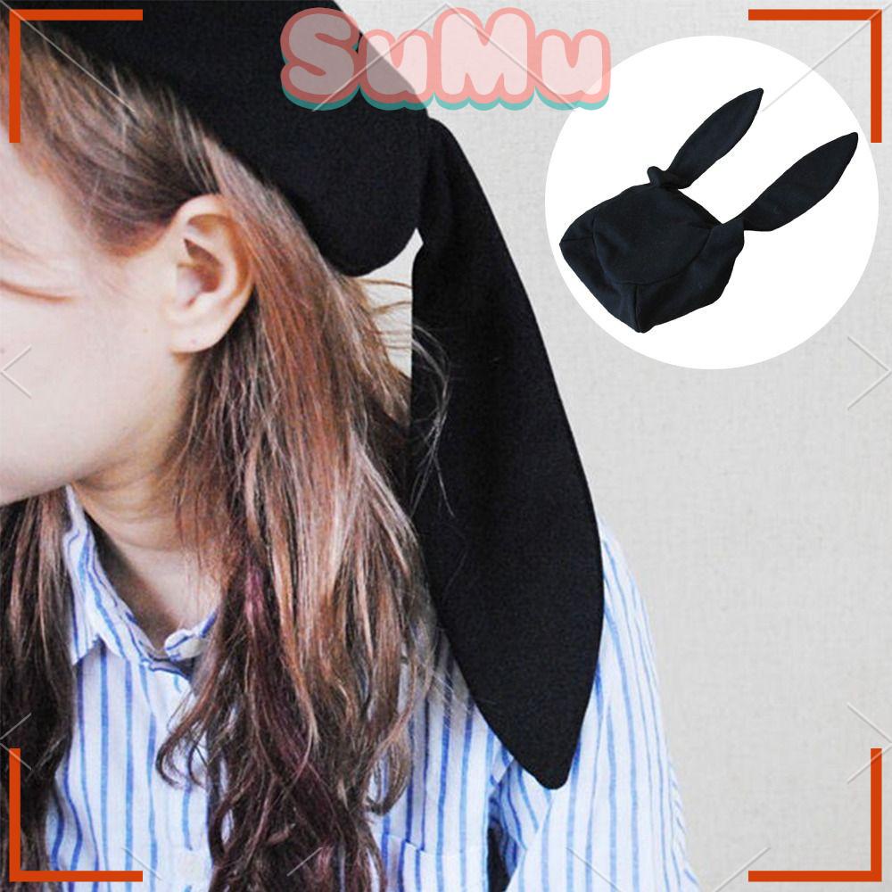 SUMU Mũ Beret Màu Đen Năng Động Thời Trang