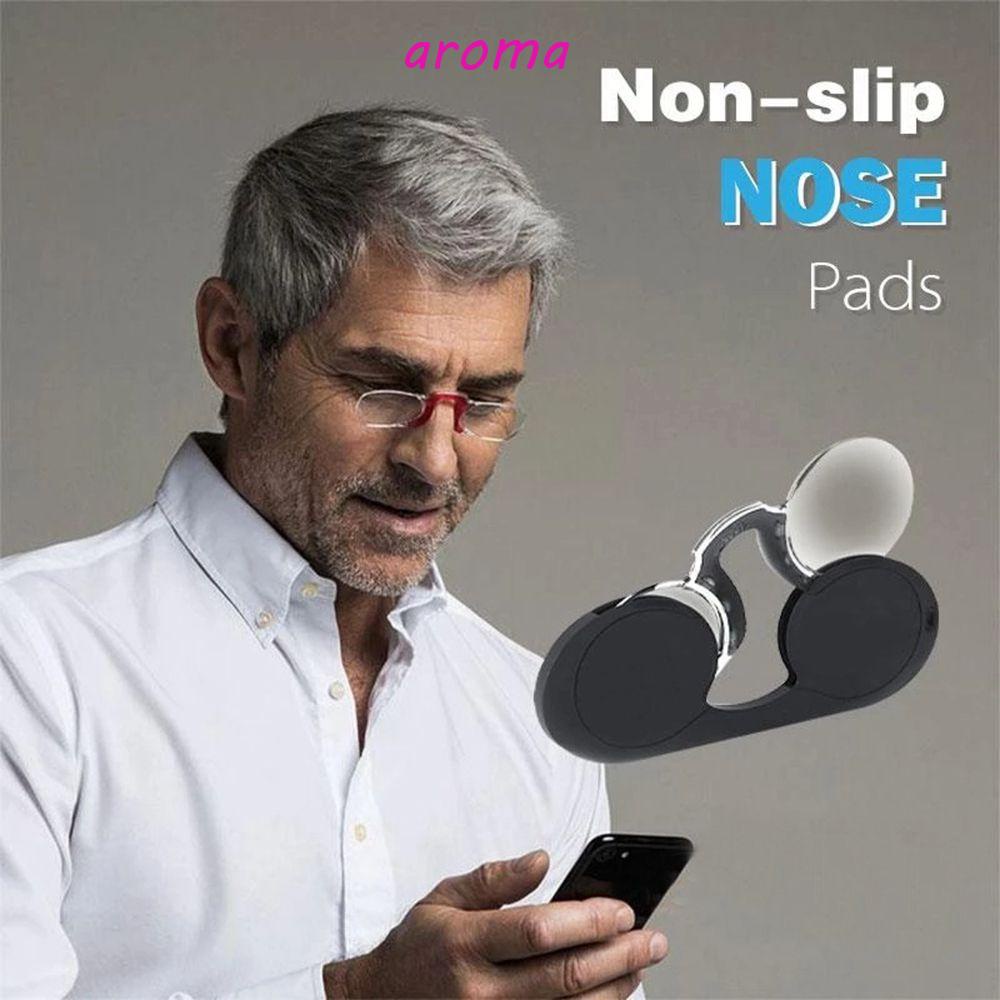 AROMA Kính Đọc Sách Silicone Tròn Cổ Điển Cho Nam Nữ