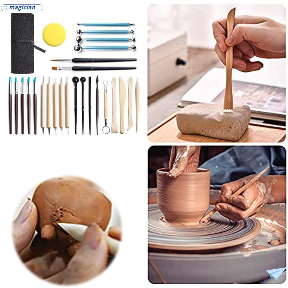 MAG Set 27 Dụng Cụ Điêu Khắc Đất Sét Bằng Silicon Cho Người Mới Bắt Đầu
