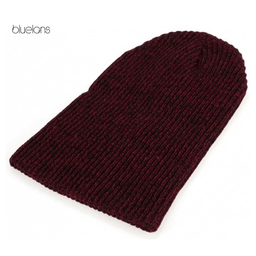 Mũ Beanie Dệt Kim Màu Sắc Đơn Giản Cho Nam Và Nữ