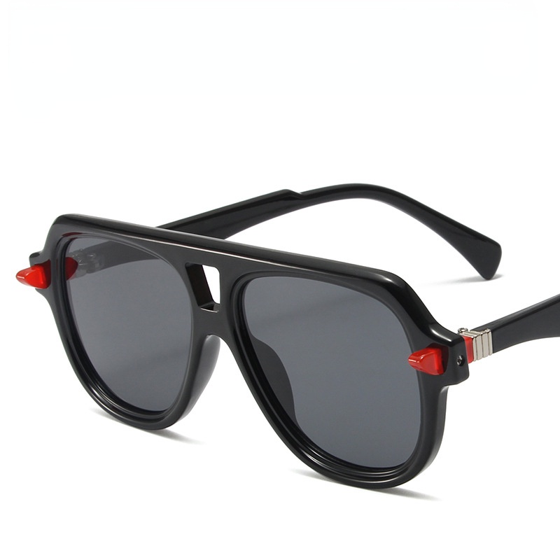 Kính Mát Gọng Vuông Kim Loại Thời Trang Cho Nam Nữ