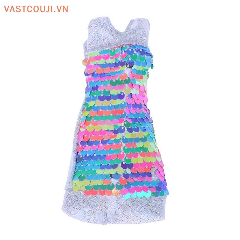 Búp Bê VASTJI 30cm Mặc Váy Ngắn Đính Kim Sa Thủ Công Dễ Thương Làm Quà Tặng Cho Bé Gái / Gia Đình VN