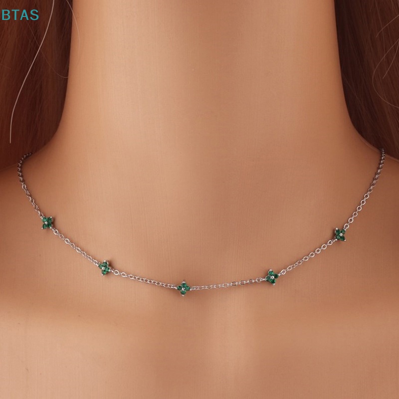 Bt Mới Vòng cổ Mặt Hoa Nhỏ Thiết Kế Màu Vàng Kim Thời Trang Làm Quà Sinh Nhật Cho Nữ