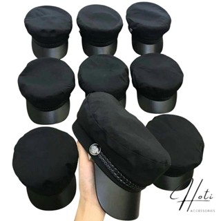 Mũ nồi mỏ da phong cách thủy thủ retro thời trang sang trọng cho nữ siêu xinh - MN02- HOTIVN