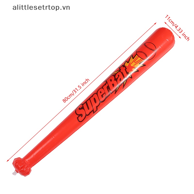 Alittlesetrtop 1pc 80-85cm cờ mỹ bóng bay bơm hơi gậy bóng chày bơm hơi pvc.