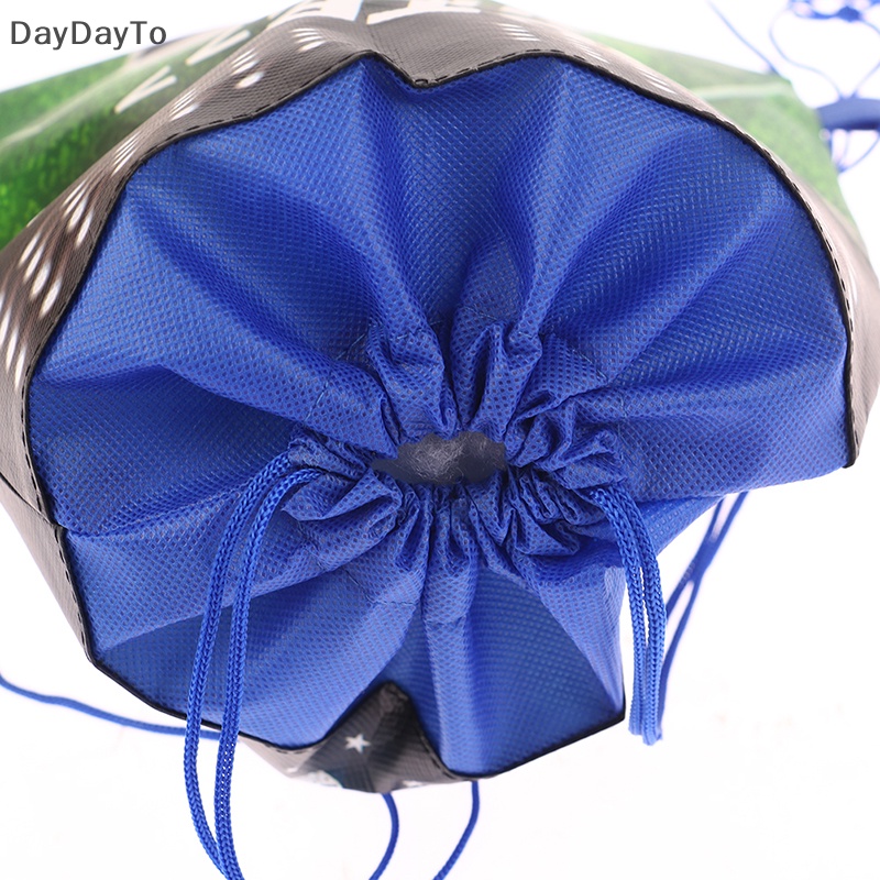 1 Ba Lô Rút Dây Hình Quả Bóng Đá Màu Xanh Lá Cây Cho Bé Trai