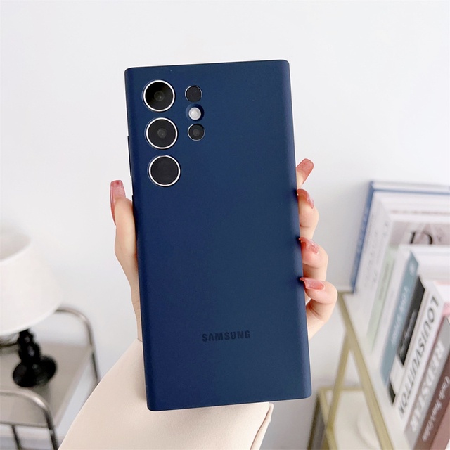 Ốp Điện Thoại Silicon Chính Hãng Gắn Kèm Hộp Đựng Dành Cho Samsung Galaxy S23 Ultra S23 Plus S 23 5G