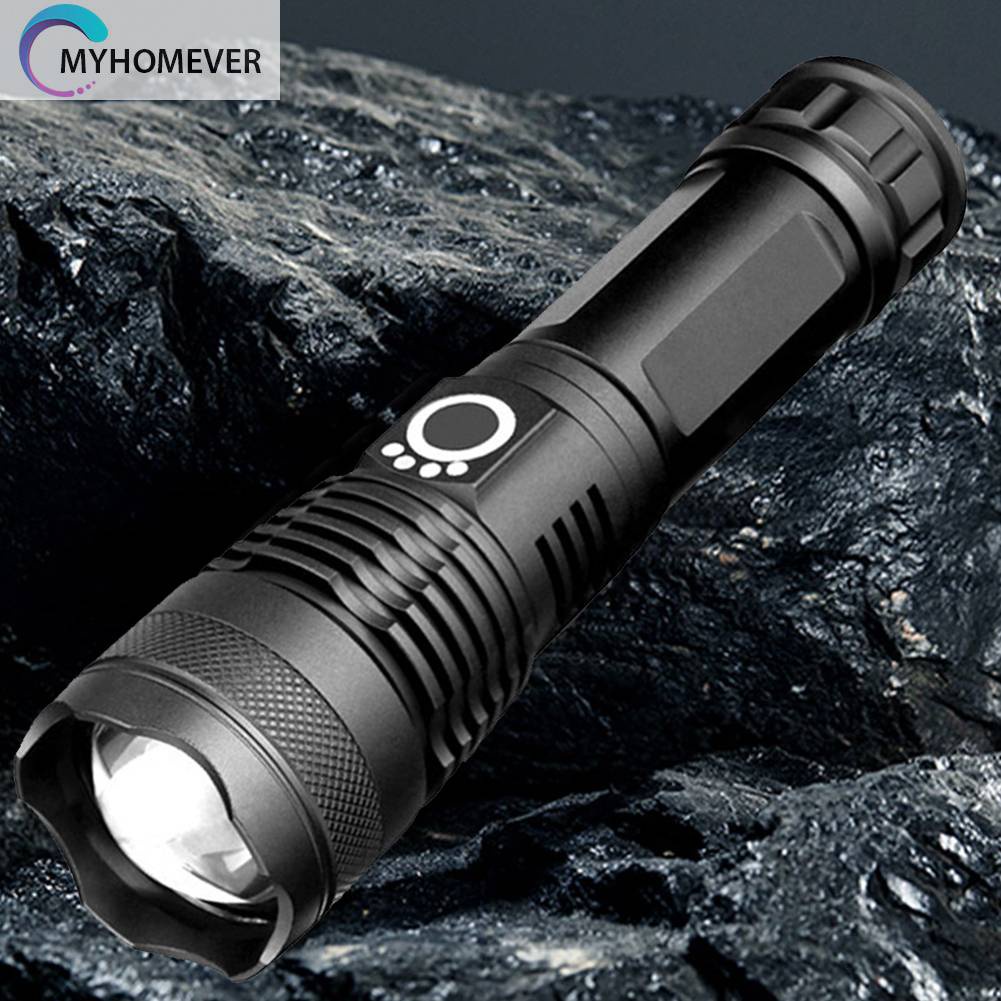 Đèn Pin XHP50 LED 5 Chế Độ 1500LM Chống Thấm Nước IPX4 Sạc USB Tiện Dụng