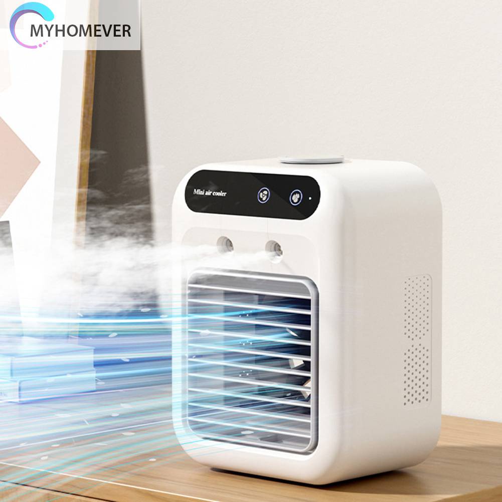 Quạt Làm Mát Để Bàn 2 Tốc Độ Tùy Chỉnh Nhỏ Gọn Tiện Dụng Cho Gia Đình