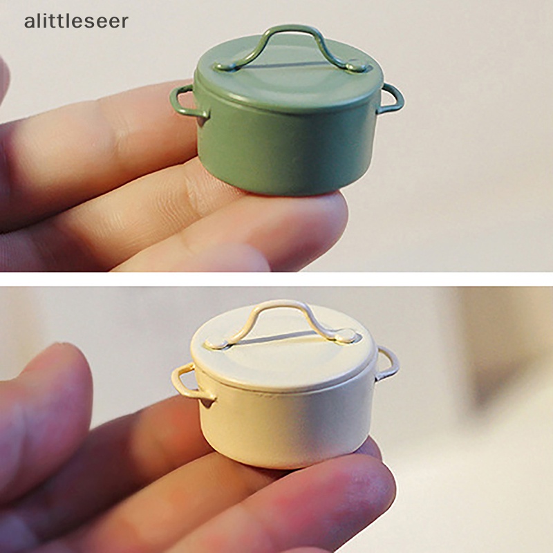 Nồi Nấu Súp Mini Tỉ Lệ 1: 12 Dùng Trang Trí Nhà Búp Bê