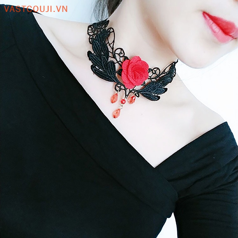 Vòng Choker Ren Phong Cách Gothic Punk Cổ Điển Thời Trang Cho Nữ