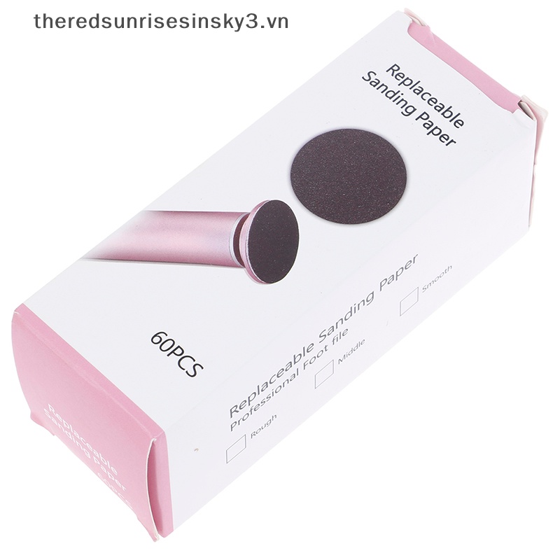 Set 60 Giấy Nhám Thay Thế Cho Giũa Móng Chân Tiện Dụng