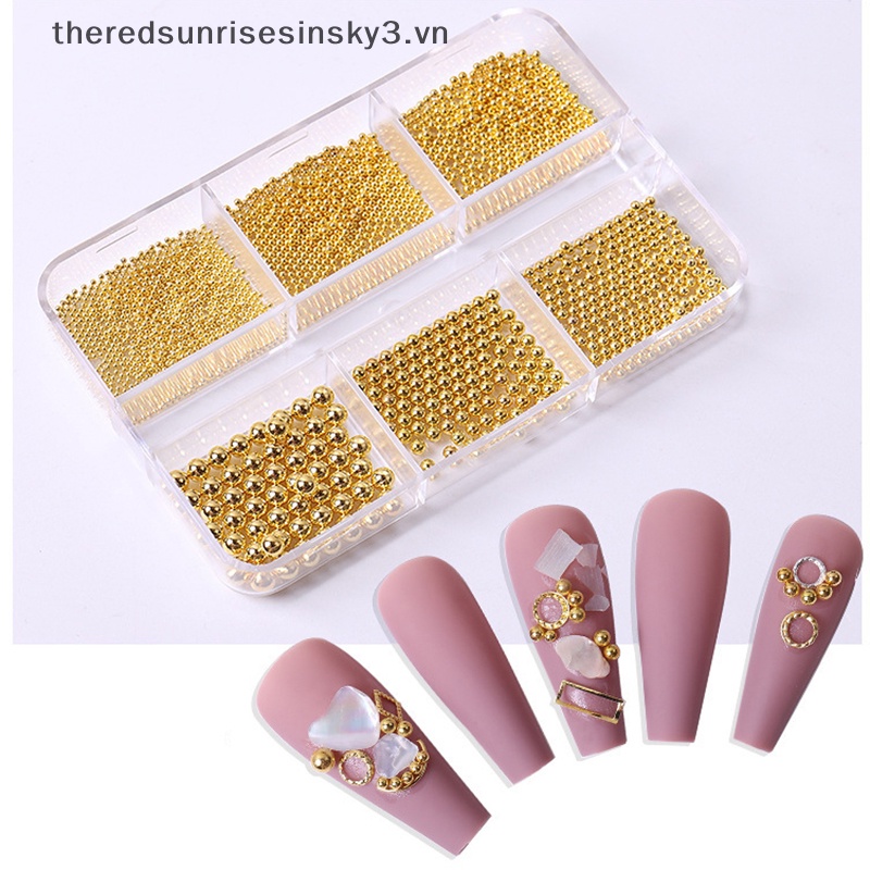 Hạt Thép 3D Mini Trang Trí Móng Tay Nghệ Thuật Thời Trang