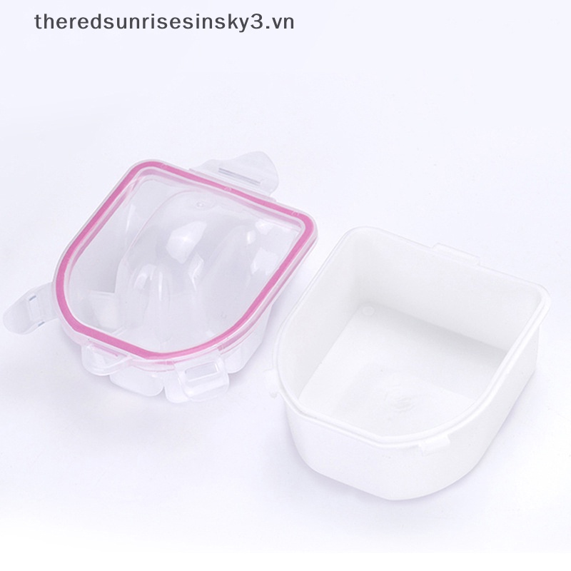 Bát Ngâm Móng Tay Bằng Nhựa Dày Thời Trang