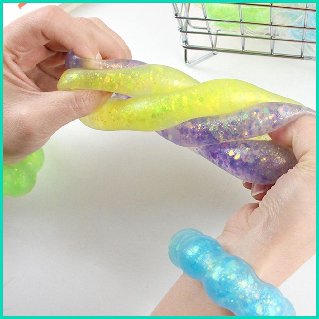 Đồ Chơi Xốp Squishy Giảm Stress Hình Bánh Donut Nhiều Màu Cho Bé