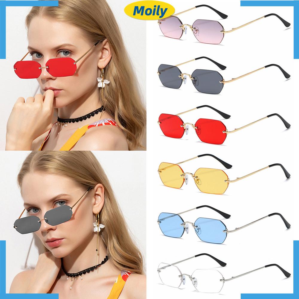 MOILYVN Kính Mát Gọng Chữ Nhật Thời Trang Cho Nữ