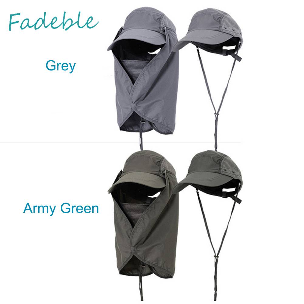 Mũ Lưỡi Trai Có Tấm Chắn Bảo Vệ Mặt Và Cổ Chống Gió Thoáng Khí Dành Cho Nam Nữ