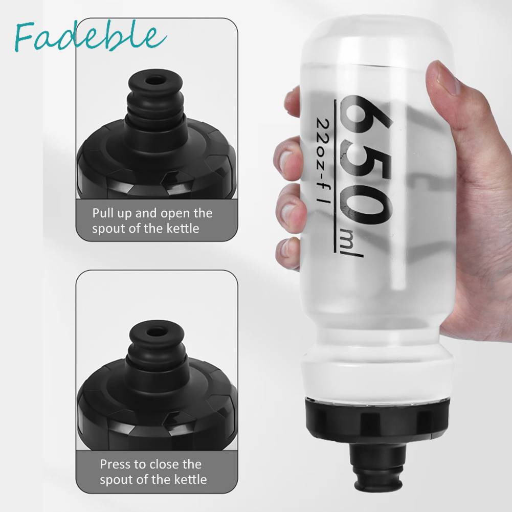 Bình Nước Thể Thao 650ML Kèm Giá Đỡ Tiện Lợi