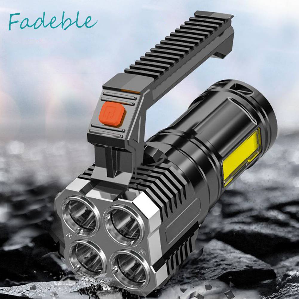 Đèn Pin Cầm Tay Chống Nước IPX4 Có Thể Sạc Lại Bằng Cổng USB