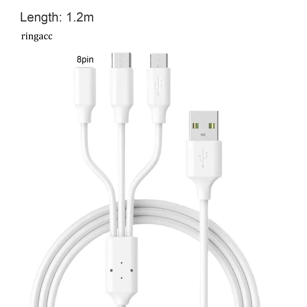 Dây Cáp Sạc 5A Micro USB Type-C 8Pin Cho Điện Thoại Android