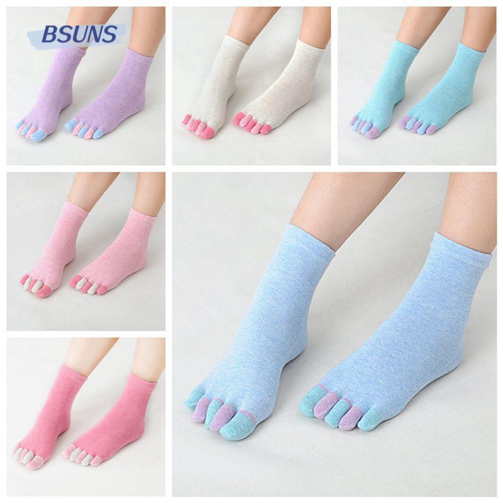 BSUNS Vớ Xỏ Ngón Tập Yoga Vải Cotton Thoải Mái Cho Nữ