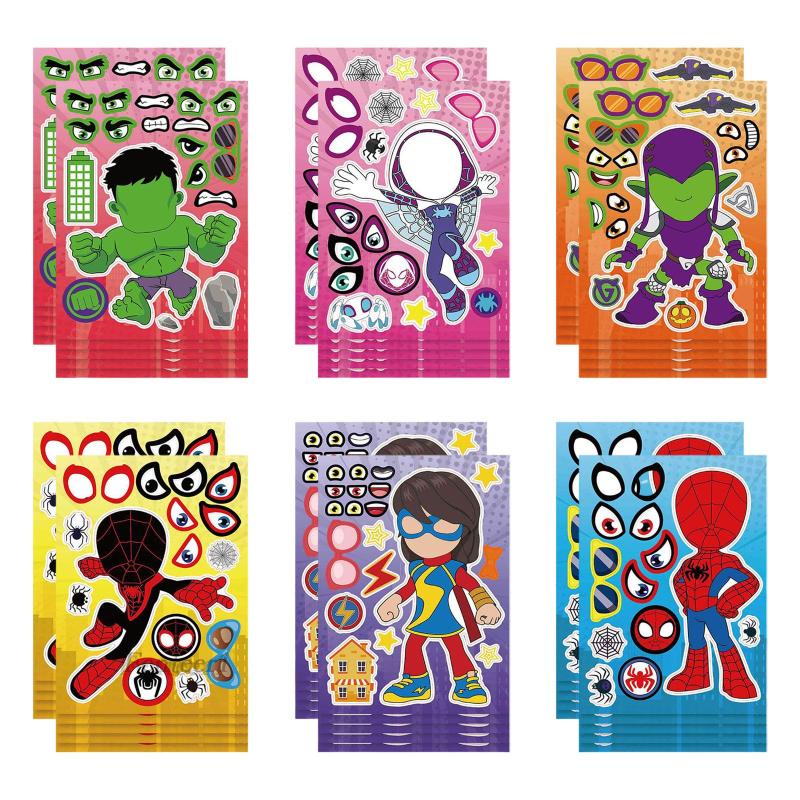 Sách Dán Hình Mặt Cười Nhiều Màu Sắc Dùng Làm Quà Tặng Cho Bé