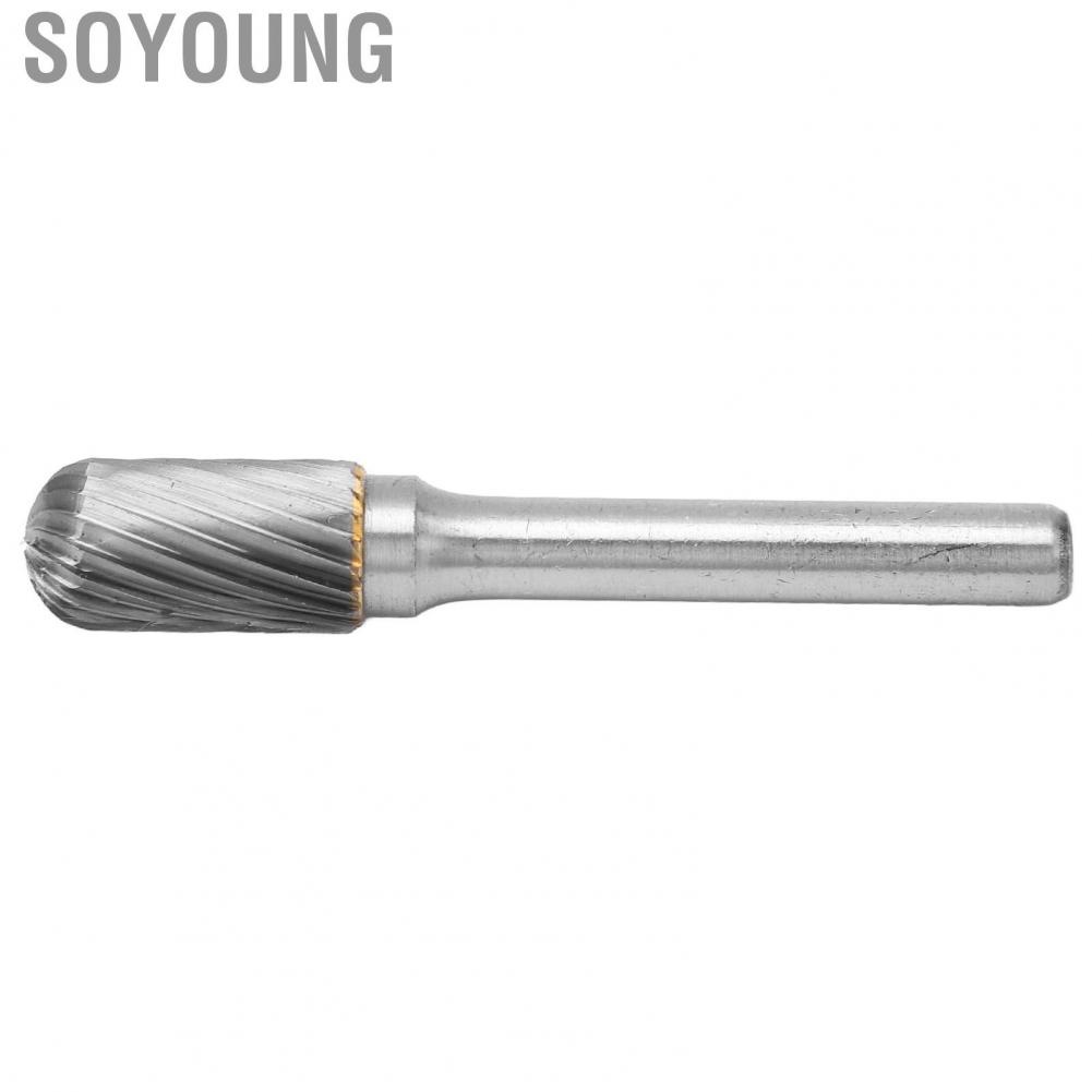 Soyoung Carbide Burr File  Deburring High Efficiency Die Grinder Bit Single Cut for Ship Automobile