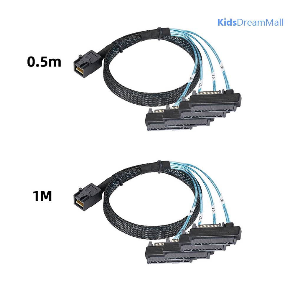 Cáp ChuyểN ĐổI Minis HD SFF-8643 36P Sang 4SFF-8482 29 15P SAS SATA, 0.5m / 1m