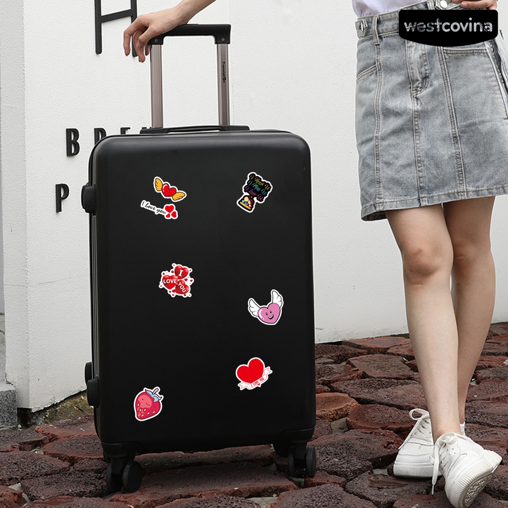 [WSTN]✎Bộ 50 Miếng Dán Chống Thấm Nước Họa Tiết Graffiti Dễ Thương Dùng Trang Trí Sổ Tay DIY