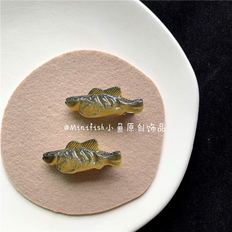 Kẹp Tóc Hình Cá Dễ Thương Vui Nhộn Phong Cách Hàn Quốc Cho Bé