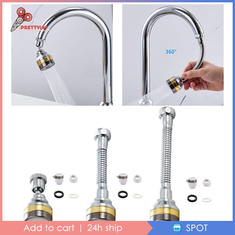 Vòi Nước Nối Dài Linh Hoạt Xoay 360 Độ 3 Chế Độ Tiện Dụng Cho Bồn Rửa Nhà Bếp