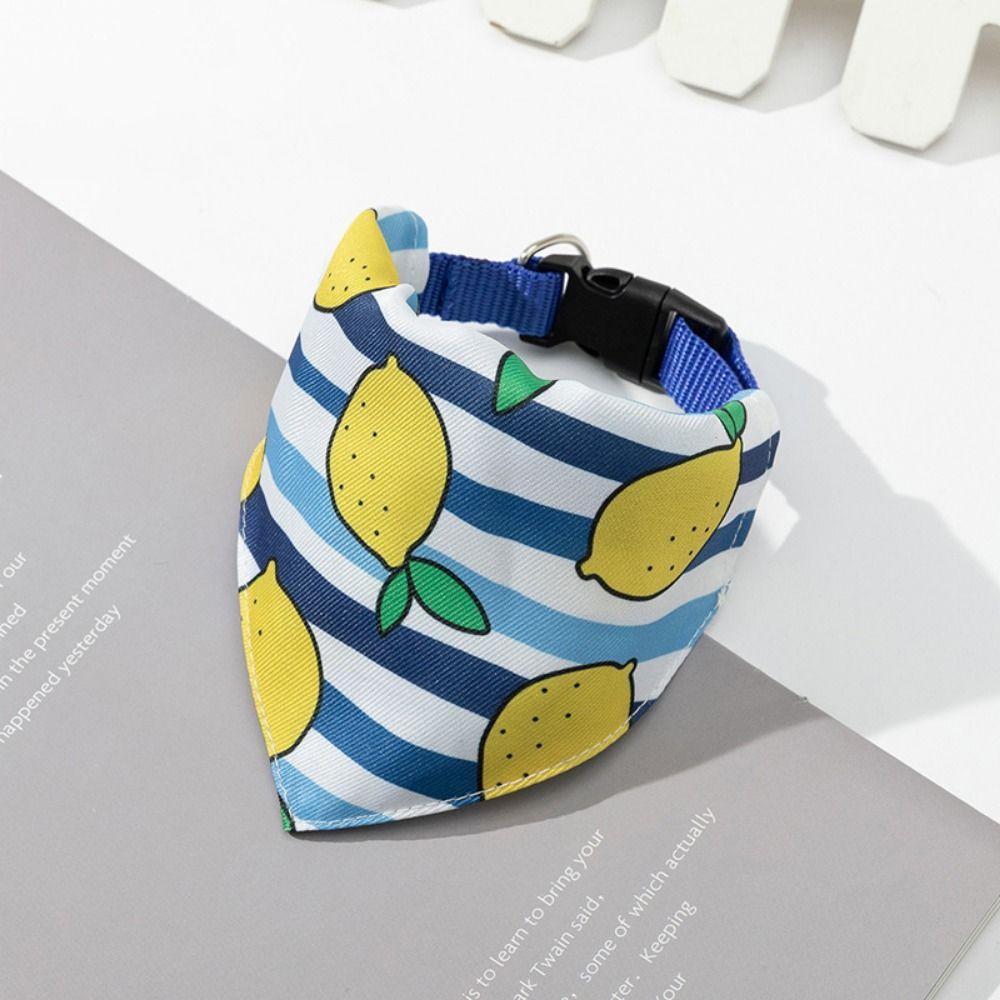 AARON1 Yếm Ăn Bằng Polyester Thoáng Khí Có Thể Điều Chỉnh Dành Cho Cún Cưng