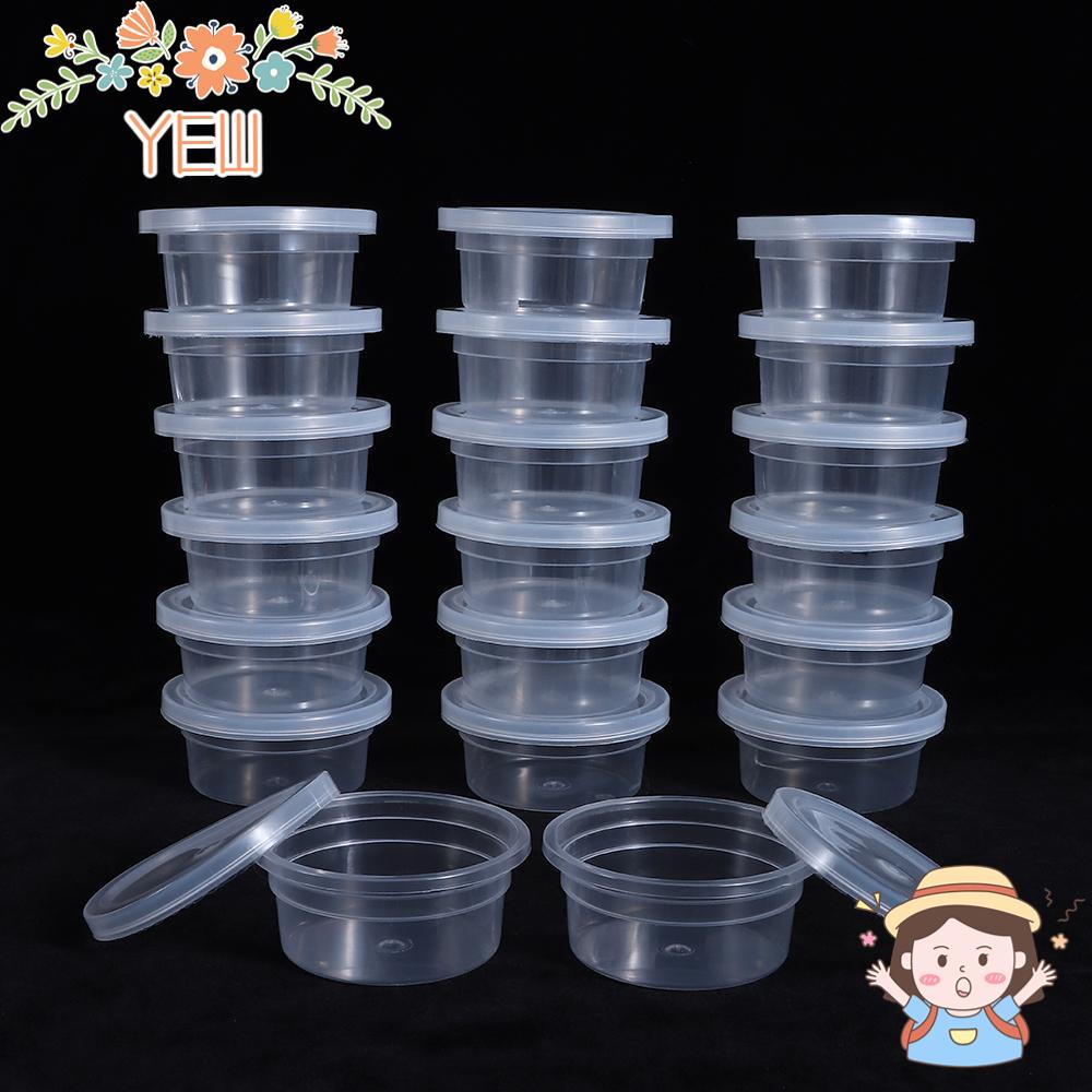YEW Set 3 / 20 Hộp Nhựa Đựng Đất Sét